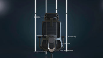 Afbeelding in Gallery-weergave laden, SitOne ergonomische bureaustoel