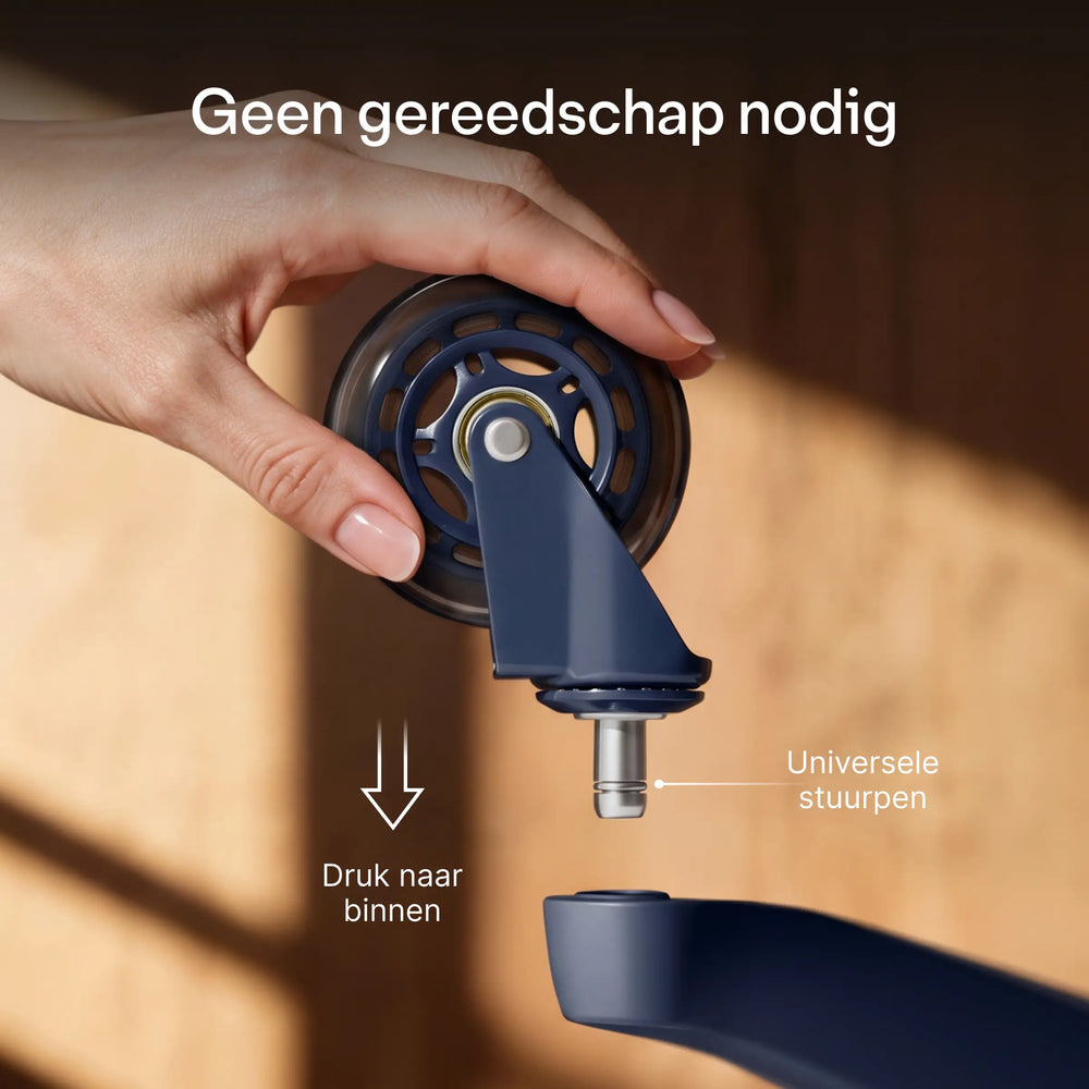 Eersteklas bureaustoelwielen