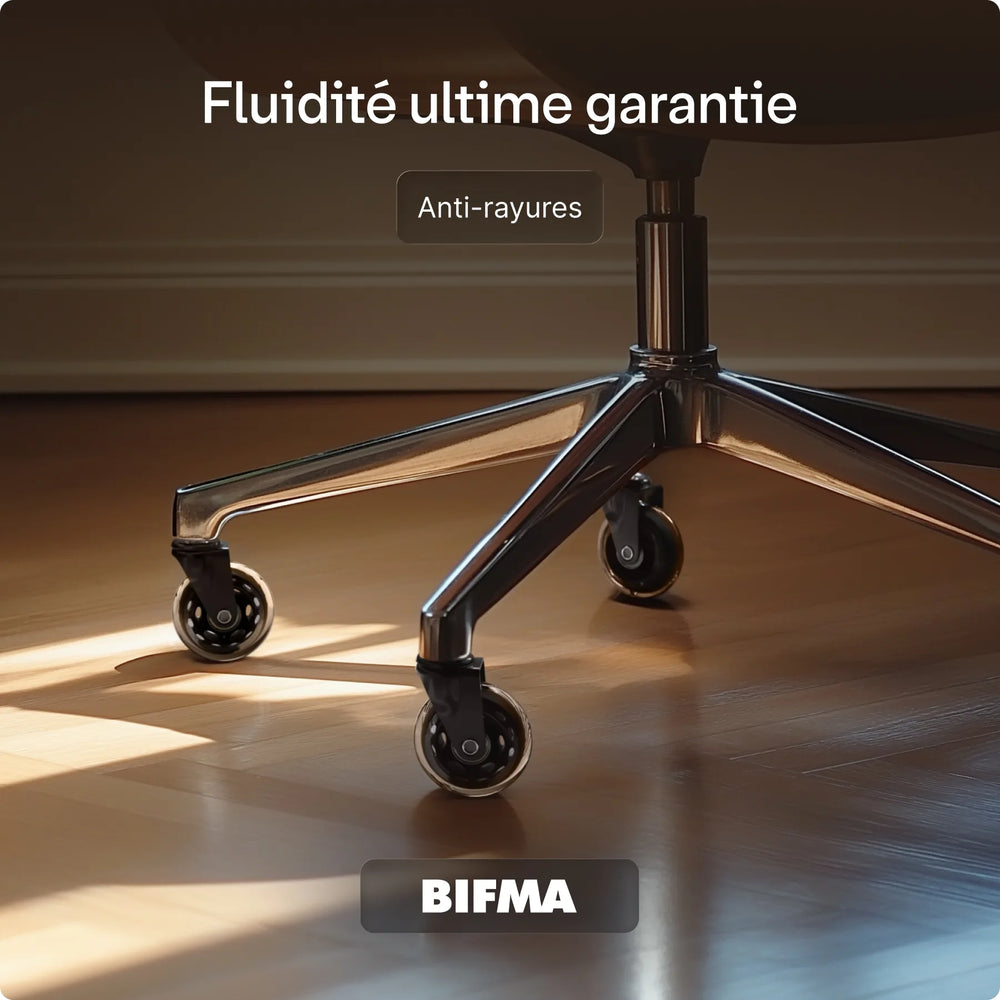 Roulettes de chaise premium