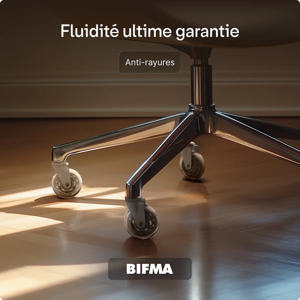 Roulettes de chaise premium