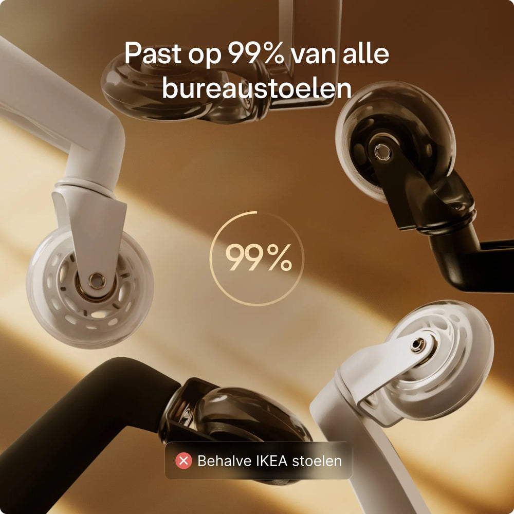 Eersteklas bureaustoelwielen